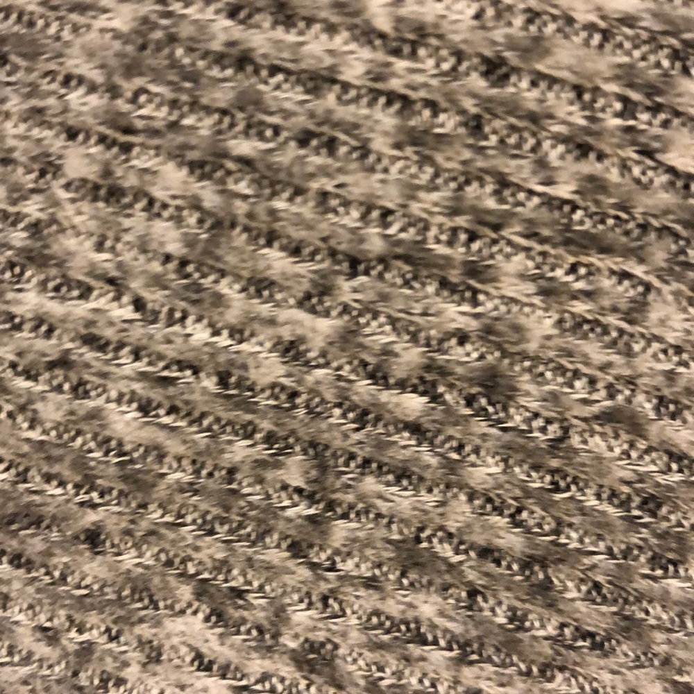 Forever 21 Wrap Front Gray Ribbed Sweater M - Picture 3 of 4